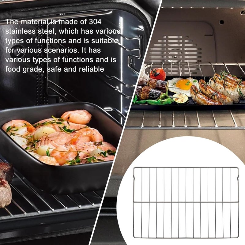 SZHY-LINK UPGRAGED 316067902 Oven Rack Replacement for Frigidaire Kenmore Range Stove Oven Parts 316069800 23" x 16" 304 Stainless Steel Rack Flat Frigidaire Range Oven Wire Rack 2 Pack - Image 4
